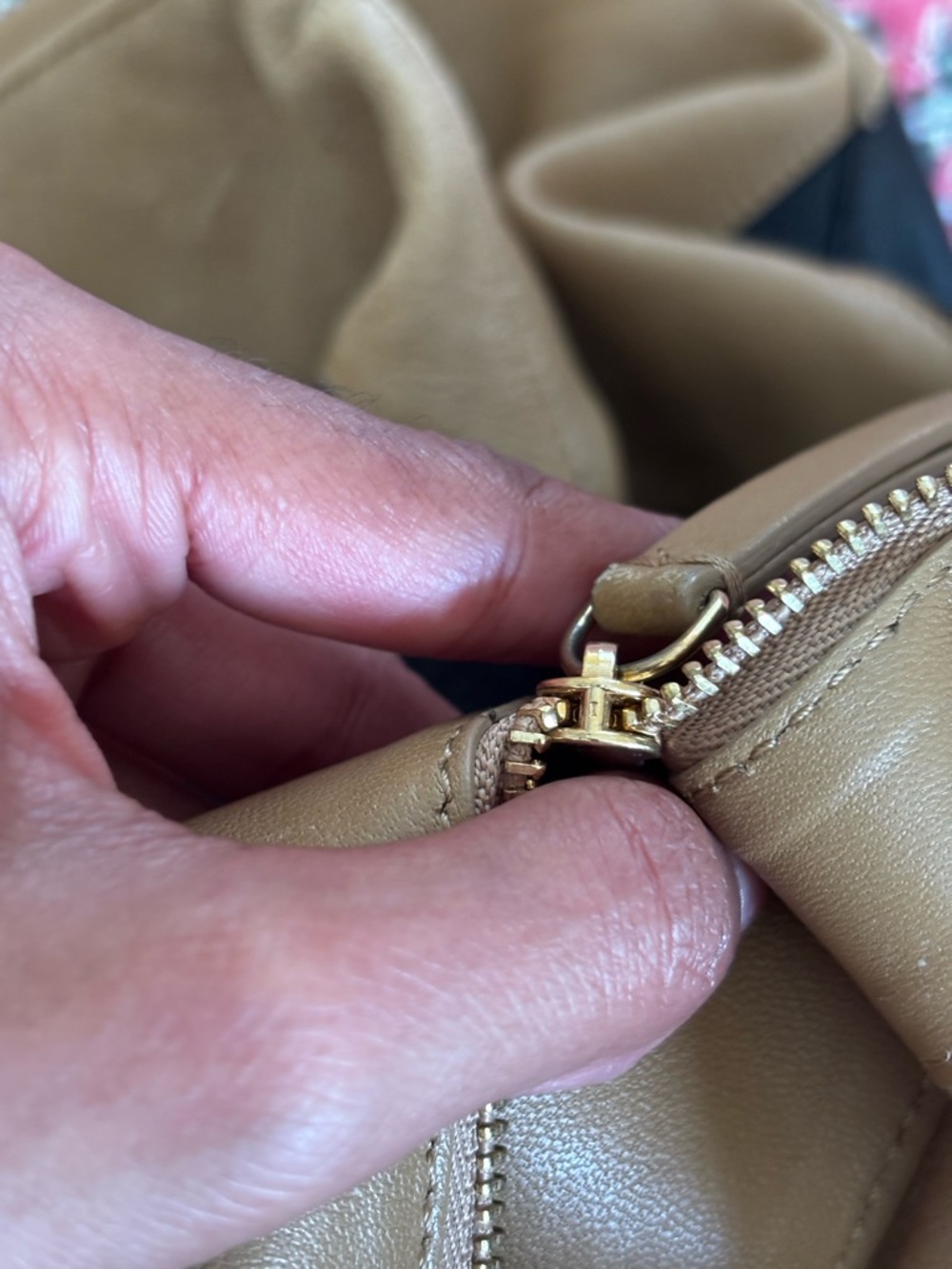 Celine Black & Tan Two-Tone Leather Tote - Picture 14 of 15